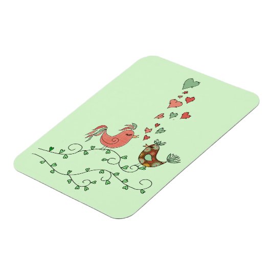 Liebesvögel Magnet (Linke Seite)