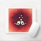 Liebesvögel Mousepad (Mit Mouse)