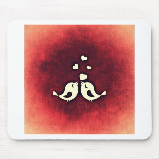 Liebesvögel Mousepad (Vorne)