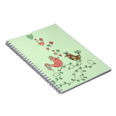 Liebesvögel Notizblock (Rechte Seite)