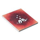 Liebesvögel Notizblock (angewinkelt)