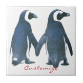 Liebesvögel Penguin Couple Thunder_Cove Fliese (Vorderseite)