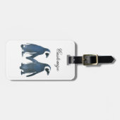 Liebesvögel Penguin Couple Thunder_Cove Gepäckanhänger (Vorderseite horizontal)