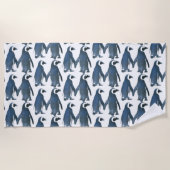 Liebesvögel Penguin Couple Thunder_Cove Strandtuch (Vorderseite)