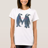 Liebesvögel Penguin Couple Thunder_Cove T-Shirt (Vorderseite)