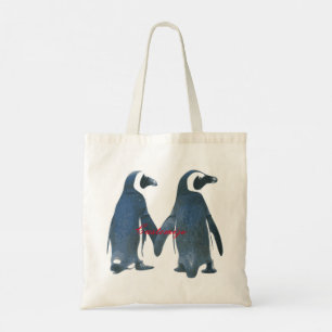 Liebesvögel Penguin Couple Thunder_Cove Tragetasche