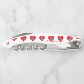 Liebesvögel Penguin Paare Rotes Herz Thunder_Cove Kellnermesser (Rückseite)