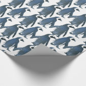 Liebesvögel Penguin Thunder_Cove Geschenkpapier (Ecke)