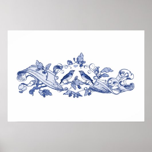 Liebesvögel Poster (Vorne)