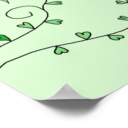 Liebesvögel Poster (Ecke)