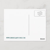 Liebesvögel Postkarte (Rückseite)