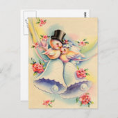Liebesvögel Postkarte (Vorne/Hinten)