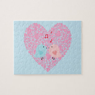 Liebesvögel Puzzle