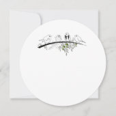 Liebesvögel Save The Date (Vorderseite)