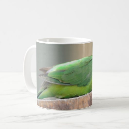 Liebesvogel schlafen kaffeetasse (Vorderseite Links)