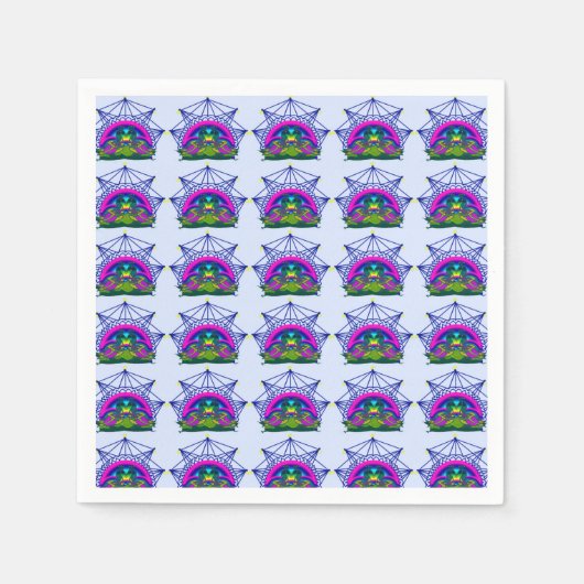 Liebesvögel Serviette (Vorderseite)