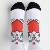 Liebesvögel Socken (Oben)
