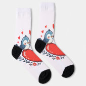 Liebesvögel Socken (Rechts)