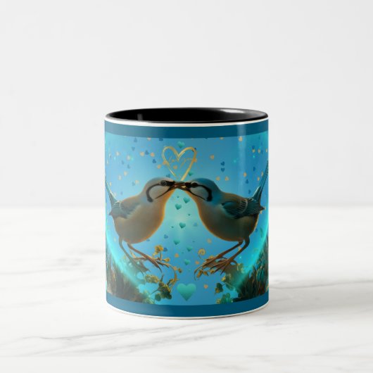 Liebesvögel - Tasse (Mittel)