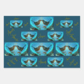 Liebesvögel - Umschlagpapier Geschenkpapier Set (Vorderseite 3)