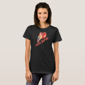Liebesvögel Valentinstag T-Shirt (Vorne ganz)