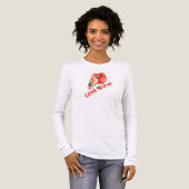 Liebesvögel Valentinstag Tri-Blend Shirt (Vorderseite voll)