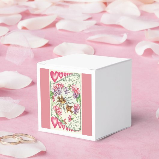 Liebesvögel Vintag Valentinstag Leckerei Box Geschenkschachtel (Hochzeit)