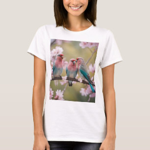 "Liebesvögel" Wenn Drei Eine Menschenmenge Sind, T-Shirt