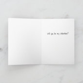 Liebesvögelchen Süße zum Valentinstag Karte (Innenseite)