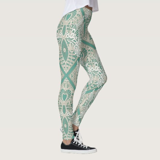 Liebesvogelminze Leggings (Rechts)