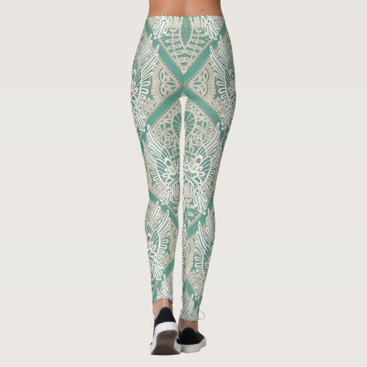 Liebesvogelminze Leggings (Rückseite)