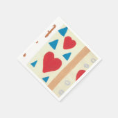 Liebesweg-Papiertaschentuch Serviette (Ecke)