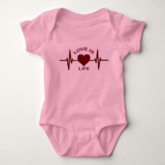 Liebeszeichen Baby Strampler