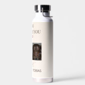 Liebeszeichen von zwei Pfoten Trinkflasche (Links)
