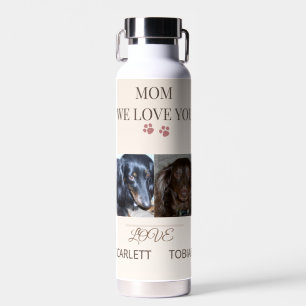 Liebeszeichen von zwei Pfoten Trinkflasche