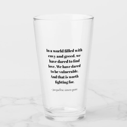 Liebeszitat Glas (Vorderseite)