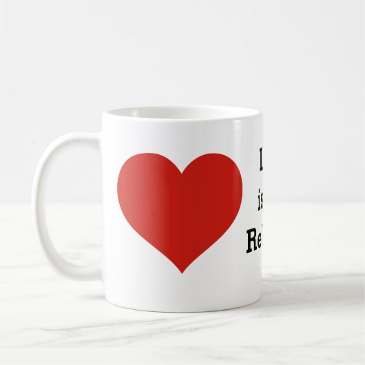 Liebeszitat kaffeetasse (Links)