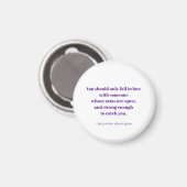 Liebeszitat Magnet (Vorderseite/Rückseite)