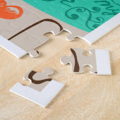 Liebeszitate-Doodle-Muster Puzzle (Seite)