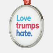 "Liebetrumpfhaß " Ornament Aus Metall (Links)