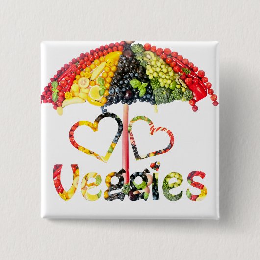 LiebeVeggies Button (Vorderseite)