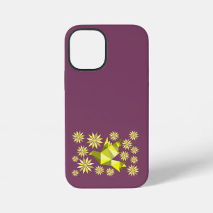 LIEBEVOGEL MIT BLUMENGESCHENK SPEZIELLER TAG, GEBU iPhone 12 MINI HÜLLE