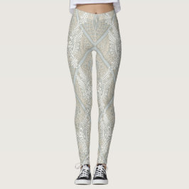 Liebevogel-Spitzesilber Leggings