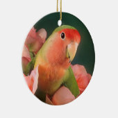 Liebevogel Weihnachtsverzierung Keramikornament (Rechts)