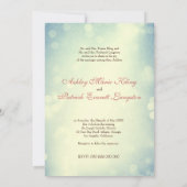 Liebevogelgeschichte - addieren Sie Ihr Foto Einladung (Rückseite)