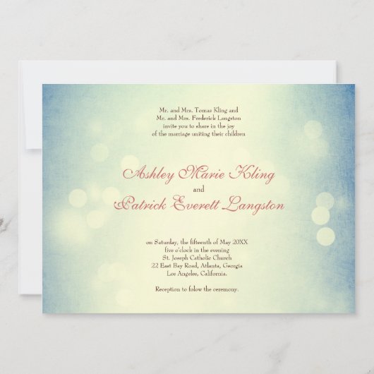 Liebevogelgeschichte horizontal einladung (Rückseite)