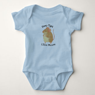 Liebevoll bemaltes Baby-Body mit Maus-Motiv Baby Strampler