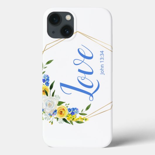 Liebevolle Aquarellblumen Case-Mate iPhone Hülle (Rückseite)
