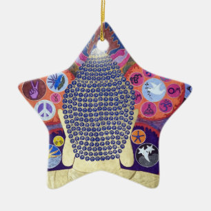 Liebevolle Betrachtungs-Verzierung Keramik Ornament