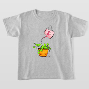 Liebevolle Bewässerung, Glückliche Zimmerpflanze T-Shirt